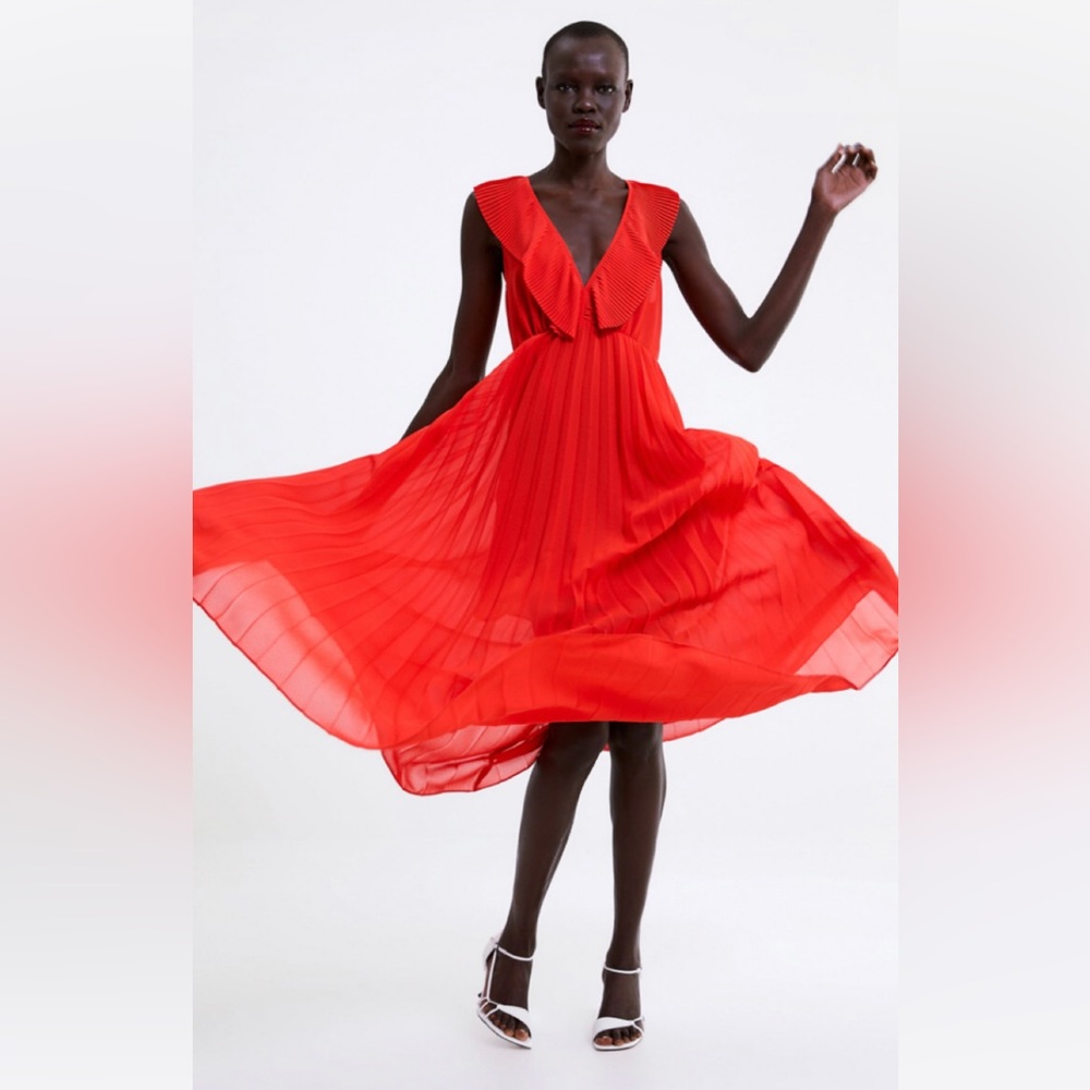 Zara Pleated Dress